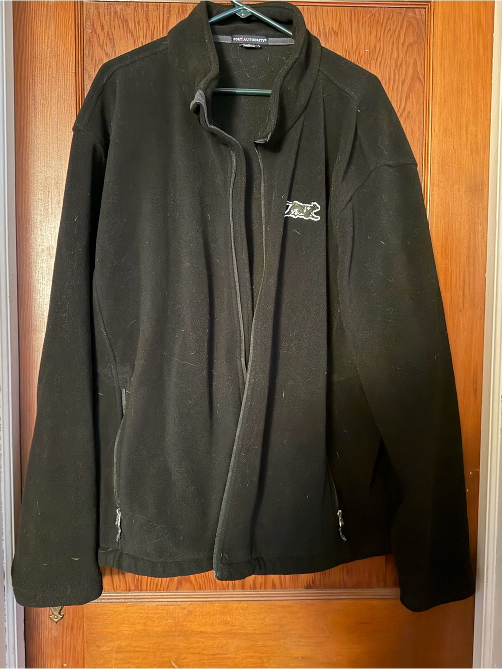 Port Authority Black Men's Lightweight Fleece Jacket